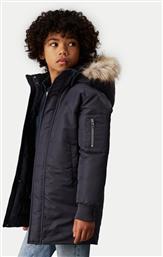 PARKA IB0IB02253 ΜΑΥΡΟ REGULAR FIT CALVIN KLEIN JEANS