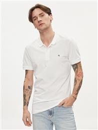 POLO EMBRO BADGE J30J325269 ΛΕΥΚΟ SLIM FIT CALVIN KLEIN JEANS