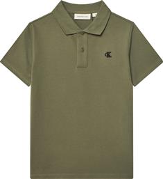 POLO ESSENTIAL IB0IB02486 D ΠΡΑΣΙΝΟ REGULAR FIT CALVIN KLEIN JEANS