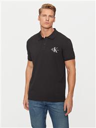 POLO MONOLOGO J30J325664 ΜΑΥΡΟ REGULAR FIT CALVIN KLEIN JEANS