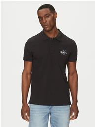 POLO MONOLOGO J30J325664 ΜΑΥΡΟ REGULAR FIT CALVIN KLEIN JEANS