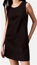JEANS POPLIN SLEEVELESS MINI DRESS CALVIN KLEIN