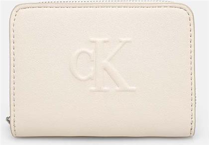 ΠΟΡΤΟΦΟΛΙ ΧΡΩΜΑ: ΜΠΕΖ, K60K612741 CALVIN KLEIN JEANS από το ANSWEAR