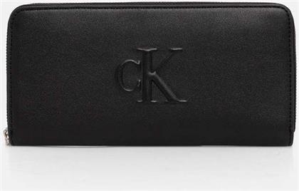 ΠΟΡΤΟΦΟΛΙ ΧΡΩΜΑ: ΜΑΥΡΟ, K60K612743 CALVIN KLEIN JEANS