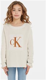 ΠΟΥΛΟΒΕΡ MONOGRAM IG0IG02259 ΕΚΡΟΥ REGULAR FIT CALVIN KLEIN JEANS