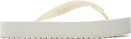 ΣΑΓΙΟΝΑΡΕΣ BEACH SANDAL FLATFORM YW0YW01620 ΕΚΡΟΥ CALVIN KLEIN JEANS