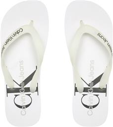 ΣΑΓΙΟΝΑΡΕΣ BEACH SANDAL MONOGRAM TPU YM0YM00838 ΛΕΥΚΟ CALVIN KLEIN JEANS