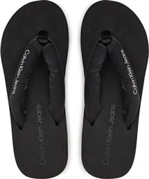 ΣΑΓΙΟΝΑΡΕΣ BEACH WEDGE SANDAL PADDED NY YW0YW01397 ΜΑΥΡΟ CALVIN KLEIN JEANS