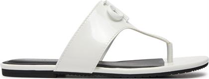 ΣΑΓΙΟΝΑΡΕΣ FLAT SANDAL SLIDE TOEPOST MG MET YW0YW01342 ΛΕΥΚΟ CALVIN KLEIN JEANS