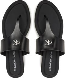 ΣΑΓΙΟΝΑΡΕΣ FLAT SANDAL TOEPOST MG YW0YW01691 ΜΑΥΡΟ CALVIN KLEIN JEANS