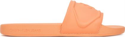 ΣΑΓΙΟΝΑΡΕΣ SLIDE PU HF MG YW0YW01879 ΠΟΡΤΟΚΑΛΙ CALVIN KLEIN JEANS