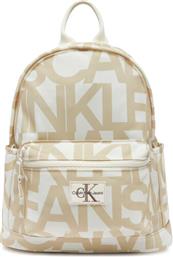 ΣΑΚΙΔΙΟ BACKPACK LOGO AOP IU0IU00693 ΜΠΕΖ CALVIN KLEIN JEANS