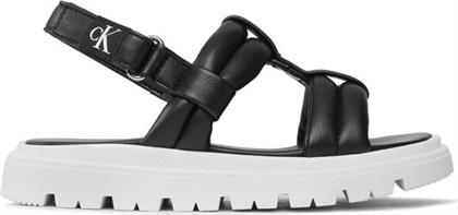 ΣΑΝΔΑΛΙΑ SANDAL V4A2-80514-1614 ΜΑΥΡΟ CALVIN KLEIN JEANS