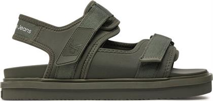 ΣΑΝΔΑΛΙΑ SANDAL VELCRO NP IN MR YM0YM00940 ΠΡΑΣΙΝΟ CALVIN KLEIN JEANS