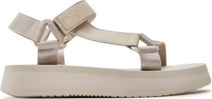 ΣΑΝΔΑΛΙΑ SANDAL VELCRO WEBBING DC YW0YW01353 ΜΠΕΖ CALVIN KLEIN JEANS