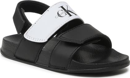 ΣΑΝΔΑΛΙΑ VELCRO SANDAL V1B2-80627-1172 S ΜΑΥΡΟ CALVIN KLEIN JEANS