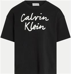 JEANS SCRIPT LOGO BOXY SS T-SHIRT CALVIN KLEIN