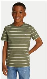 ΣΕΤ 2 T-SHIRTS IB0IB02364 ΠΡΑΣΙΝΟ REGULAR FIT CALVIN KLEIN JEANS