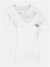ΣΕΤ 2 T-SHIRTS J20J223447 ΛΕΥΚΟ REGULAR FIT CALVIN KLEIN JEANS