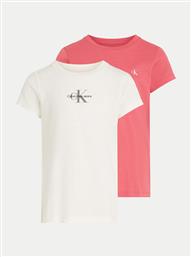 ΣΕΤ 2 T-SHIRTS MONOLOGO IG0IG02860 ΕΓΧΡΩΜΟ SLIM FIT CALVIN KLEIN JEANS