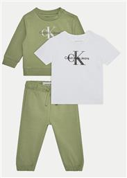 ΣΕΤ ΦΟΡΜΑΣ MONOGRAM STARTER IN0IN00011 ΠΡΑΣΙΝΟ REGULAR FIT CALVIN KLEIN JEANS