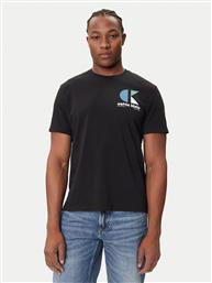 T-SHIRT BAUHAUS LOGO LV04RC827G ΜΑΥΡΟ REGULAR FIT CALVIN KLEIN JEANS