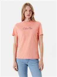 T-SHIRT CLASSIC LOGO LV047C854G ΠΟΡΤΟΚΑΛΙ REGULAR FIT CALVIN KLEIN JEANS