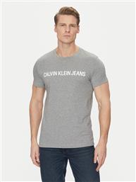 T-SHIRT CORE INSTITUTIONAL LOGO J30J307855 ΓΚΡΙ REGULAR FIT CALVIN KLEIN JEANS
