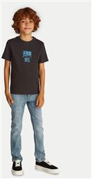 T-SHIRT GOOD LEVEL IB0IB02456 ΜΑΥΡΟ REGULAR FIT CALVIN KLEIN JEANS