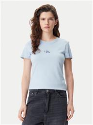 T-SHIRT GRADIENT MONOLOGO J20J225252 ΓΑΛΑΖΙΟ SLIM FIT CALVIN KLEIN JEANS