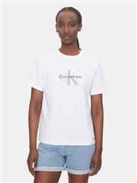 T-SHIRT HERO LV047B865G ΛΕΥΚΟ REGULAR FIT CALVIN KLEIN JEANS