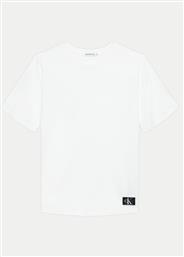 T-SHIRT IB0IB02029 ΛΕΥΚΟ RELAXED FIT CALVIN KLEIN JEANS