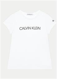 T-SHIRT IG0IG00380 ΛΕΥΚΟ REGULAR FIT CALVIN KLEIN JEANS από το EPAPOUTSIA