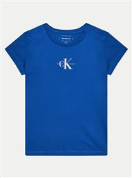 T-SHIRT IG0IG01470 ΜΠΛΕ SLIM FIT CALVIN KLEIN JEANS