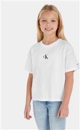 T-SHIRT IG0IG02136 ΛΕΥΚΟ BOXY FIT CALVIN KLEIN JEANS