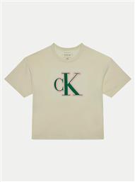 T-SHIRT IG0IG02806 ΕΚΡΟΥ BOXY FIT CALVIN KLEIN JEANS