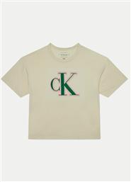 T-SHIRT IG0IG02806 ΕΚΡΟΥ BOXY FIT CALVIN KLEIN JEANS