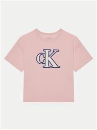 T-SHIRT IG0IG02806 ΡΟΖ BOXY FIT CALVIN KLEIN JEANS
