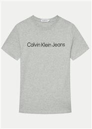 T-SHIRT IU0IU00599 D ΓΚΡΙ REGULAR FIT CALVIN KLEIN JEANS