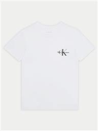 T-SHIRT IU0IU00678 ΛΕΥΚΟ REGULAR FIT CALVIN KLEIN JEANS