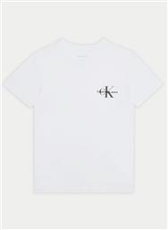 T-SHIRT IU0IU00678 ΛΕΥΚΟ REGULAR FIT CALVIN KLEIN JEANS