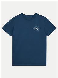 T-SHIRT IU0IU00678 ΣΚΟΥΡΟ ΜΠΛΕ REGULAR FIT CALVIN KLEIN JEANS