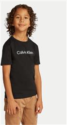 T-SHIRT IU0IU00682 ΜΑΥΡΟ REGULAR FIT CALVIN KLEIN JEANS