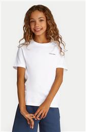 T-SHIRT IU0IU00683 ΛΕΥΚΟ REGULAR FIT CALVIN KLEIN JEANS