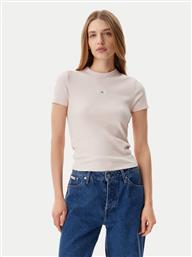 T-SHIRT J20J225245 ΡΟΖ SLIM FIT CALVIN KLEIN JEANS