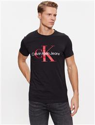 T-SHIRT J30J320935 ΜΑΥΡΟ SLIM FIT CALVIN KLEIN JEANS