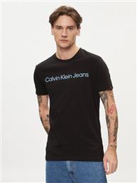 T-SHIRT J30J322344 ΜΑΥΡΟ SLIM FIT CALVIN KLEIN JEANS