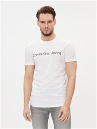 T-SHIRT J30J322552 ΛΕΥΚΟ SLIM FIT CALVIN KLEIN JEANS