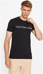 T-SHIRT J30J322552 ΜΑΥΡΟ SLIM FIT CALVIN KLEIN JEANS