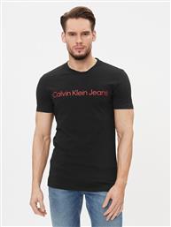 T-SHIRT J30J322552 ΜΑΥΡΟ SLIM FIT CALVIN KLEIN JEANS από το MODIVO